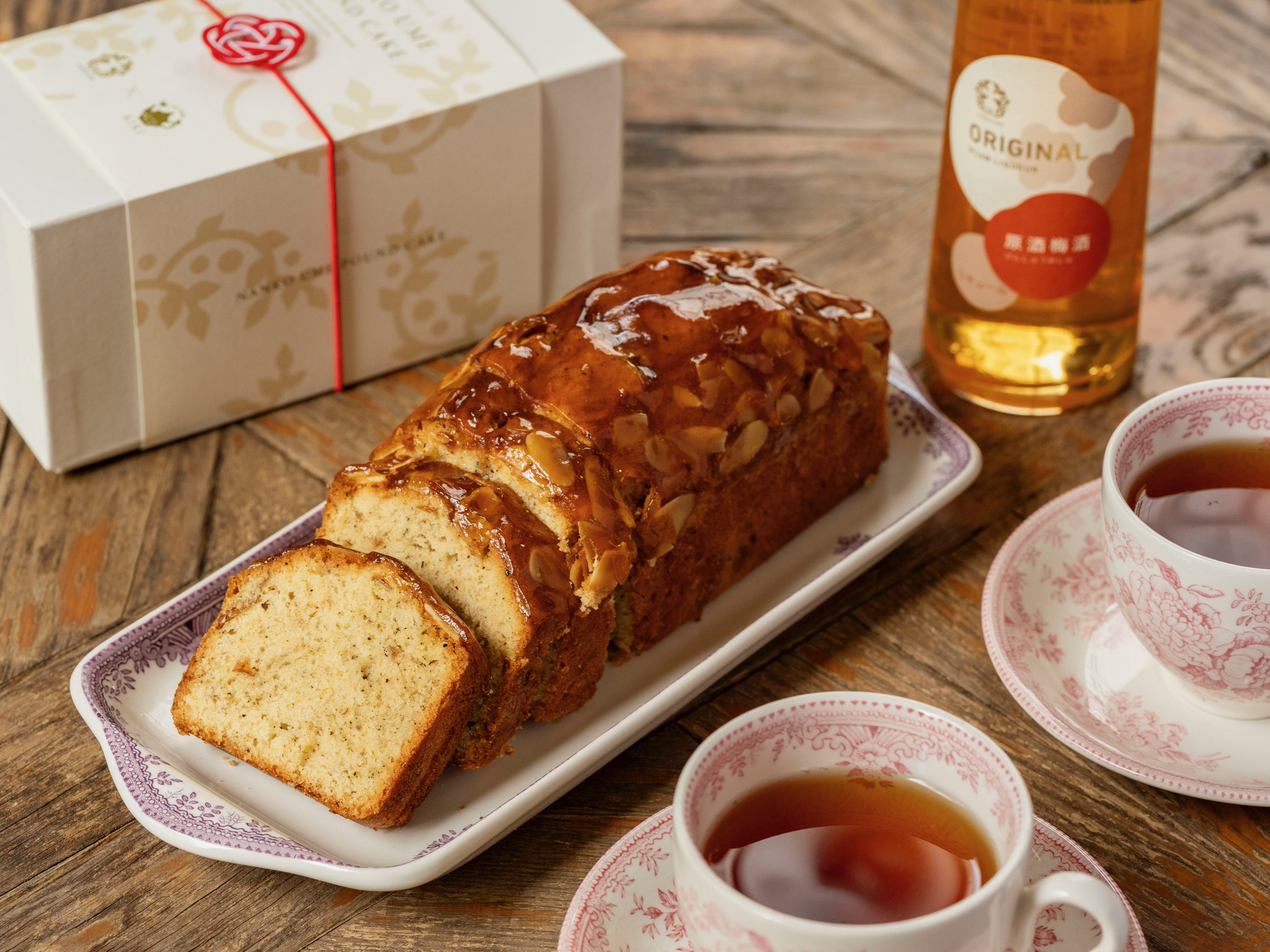五代庵 × TEA ROOM KIKI コラボ第2弾「完熟南高梅のパウンドケーキ」を