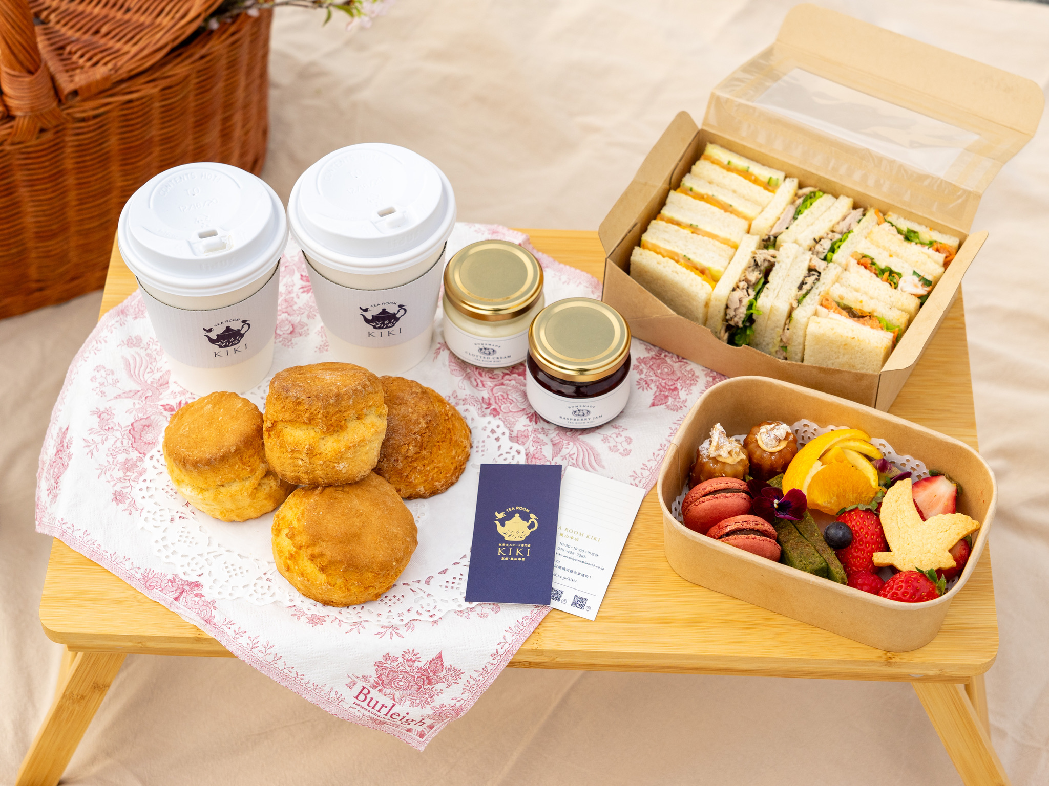 京都・嵐山限定、春のピクニックセット3/15よりスタート | TEA ROOM