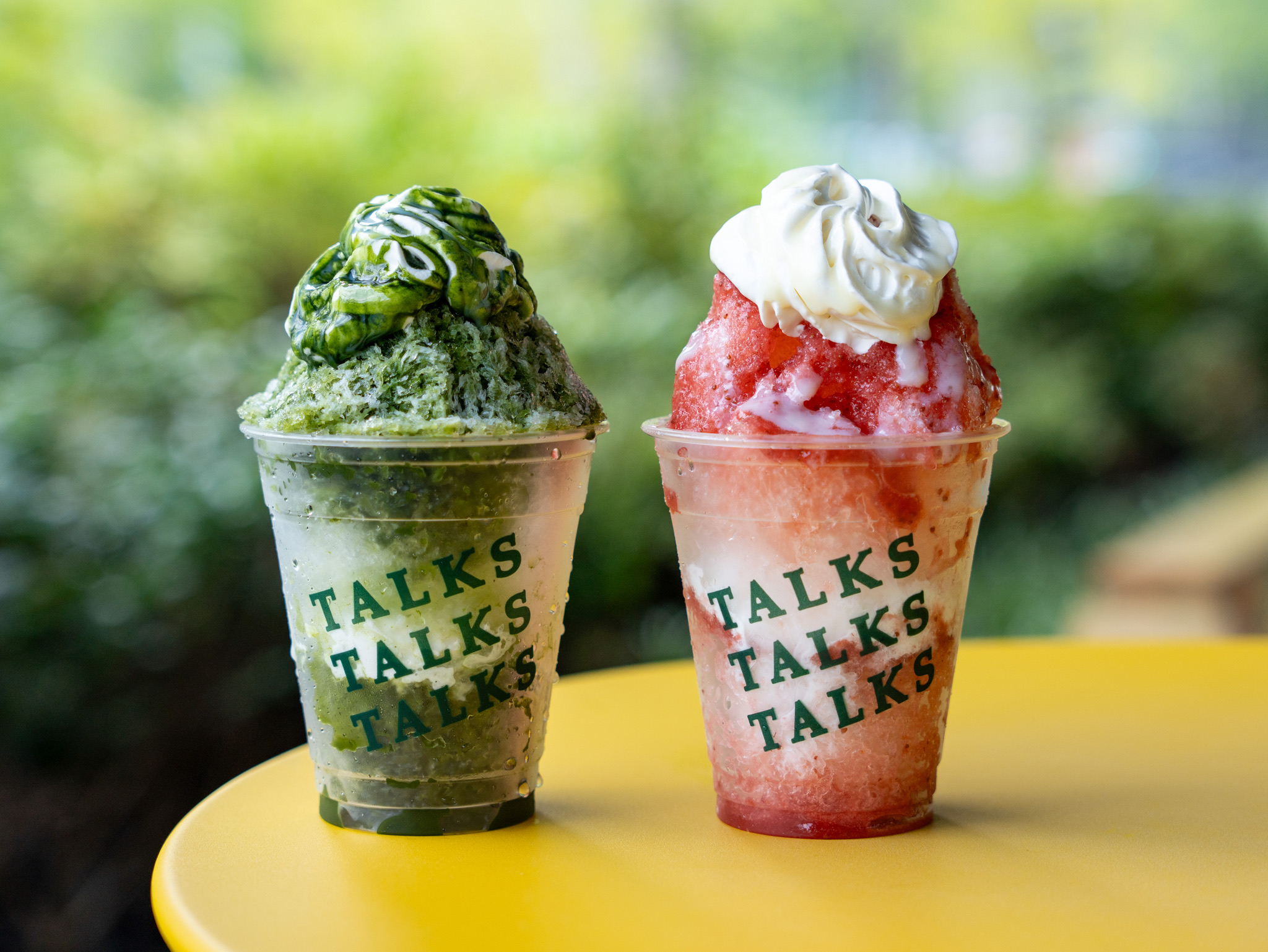 TALKSの夏の新定番。自家製シロップのかき氷はじめます。｜TALKS cafe